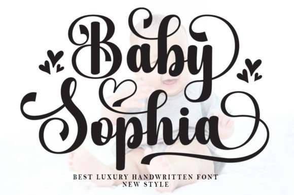 Baby Sophia: A Script Font for Timeless Editorial Design