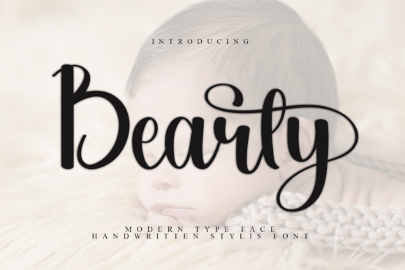 Bearty: A Handwritten Font for Modern Editorial Design