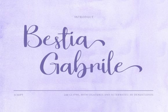 Bestia Gabrile: A Font That Elevates Brand Identity