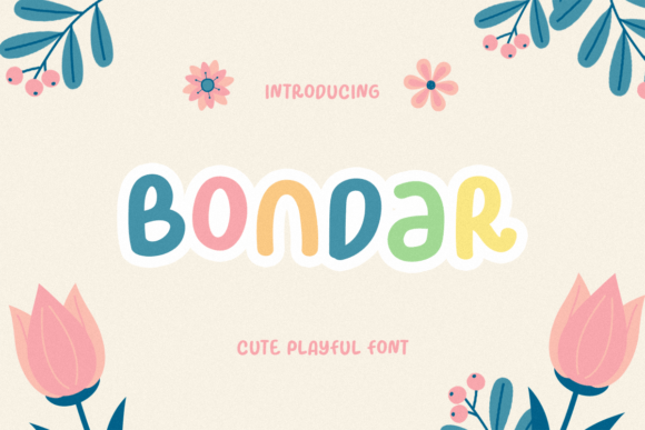 Bondar: A Playful Script Font for Editorial Design