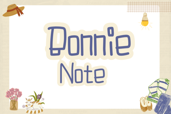 Bonnie Note – A Handwritten Font for Modern Marketing
