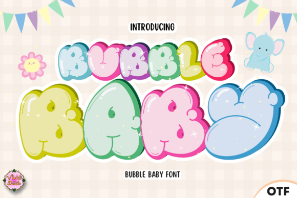 Bubble Baby Font for Branding and Design