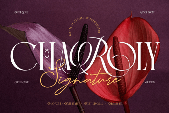 Charoly Signature: A Serif Typeface for Editorial Elegance