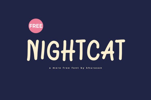 Discover Nightcat: A Handwritten Font for Modern Branding