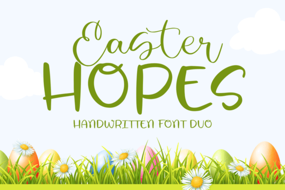 Easter Hopes Font for Handmade Creations