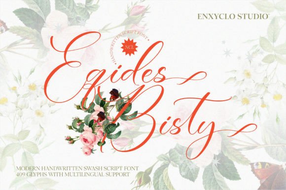 Eqides Bisty: The Elegant Script Typeface for Campaign Visuals