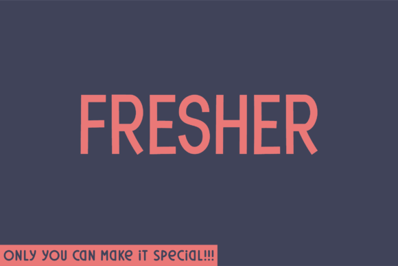 Fresher Typeface: Elevate Campaign Clarity with Organic Sans Serif Design