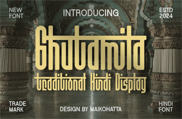 Ghutamila: A Captivating Display Typeface for Elegant Branding
