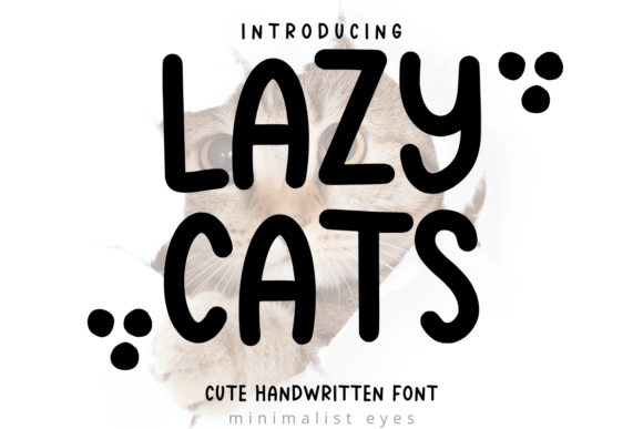 Lazy Cats Font for Editorial Design and Content Creation