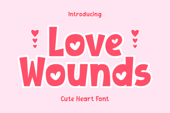 Love Wounds: A Whimsical Decorative Typeface for Modern Web Design