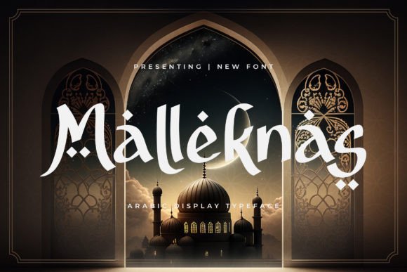 Malleknas: A Refined Arabic Display Typeface for Editorial Design