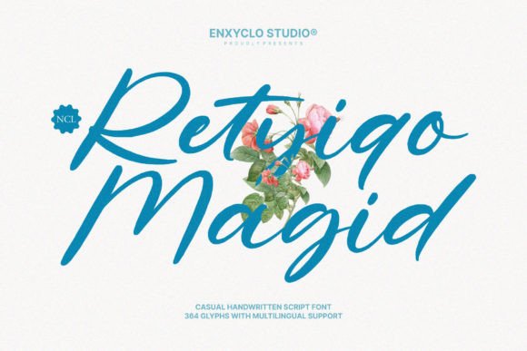 Retyiqo Magid: A Handwritten Script Font for Modern Web Design
