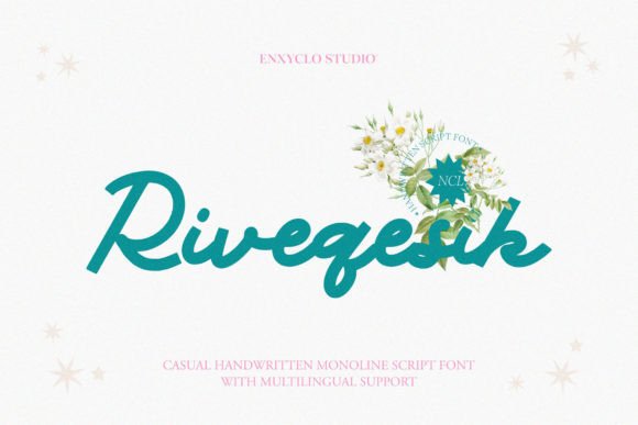 Riveqesik: A Handwritten Script Font for Editorial Design