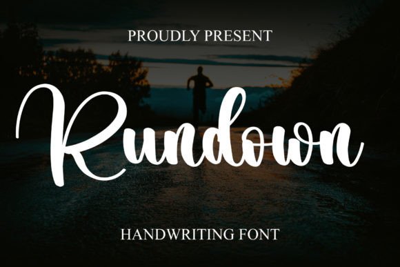 Rundown Font for Campaign Design