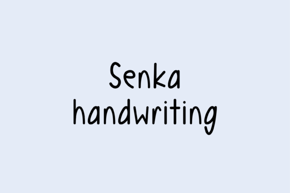 Senka: A Script Font for Modern Branding and Design