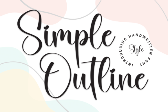Simple Outline: A Handwritten Font for Thoughtful Editorial Design