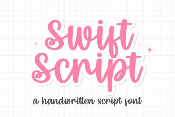 Swift Script: A Handwritten Font for Editorial Design