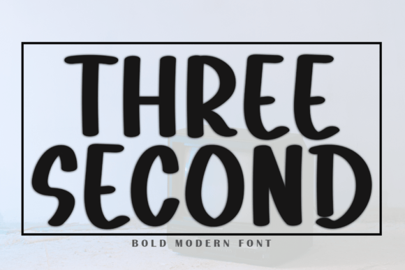 Three Second: A Festive Font for Holiday-Inspired Design
